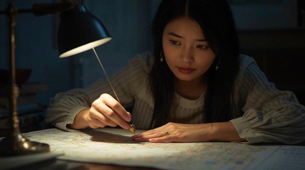 s'exercer au pendule